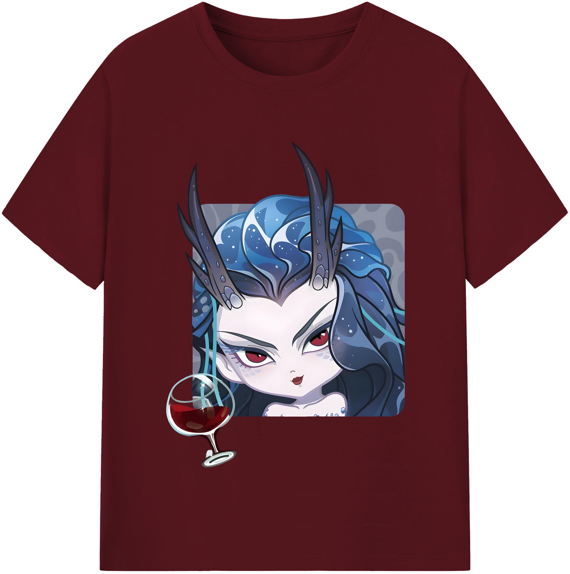 （画像用） Ne Zha 2 ナタ 魔童の大暴れ 綿100％半袖Tシャツ（フロントプリント）